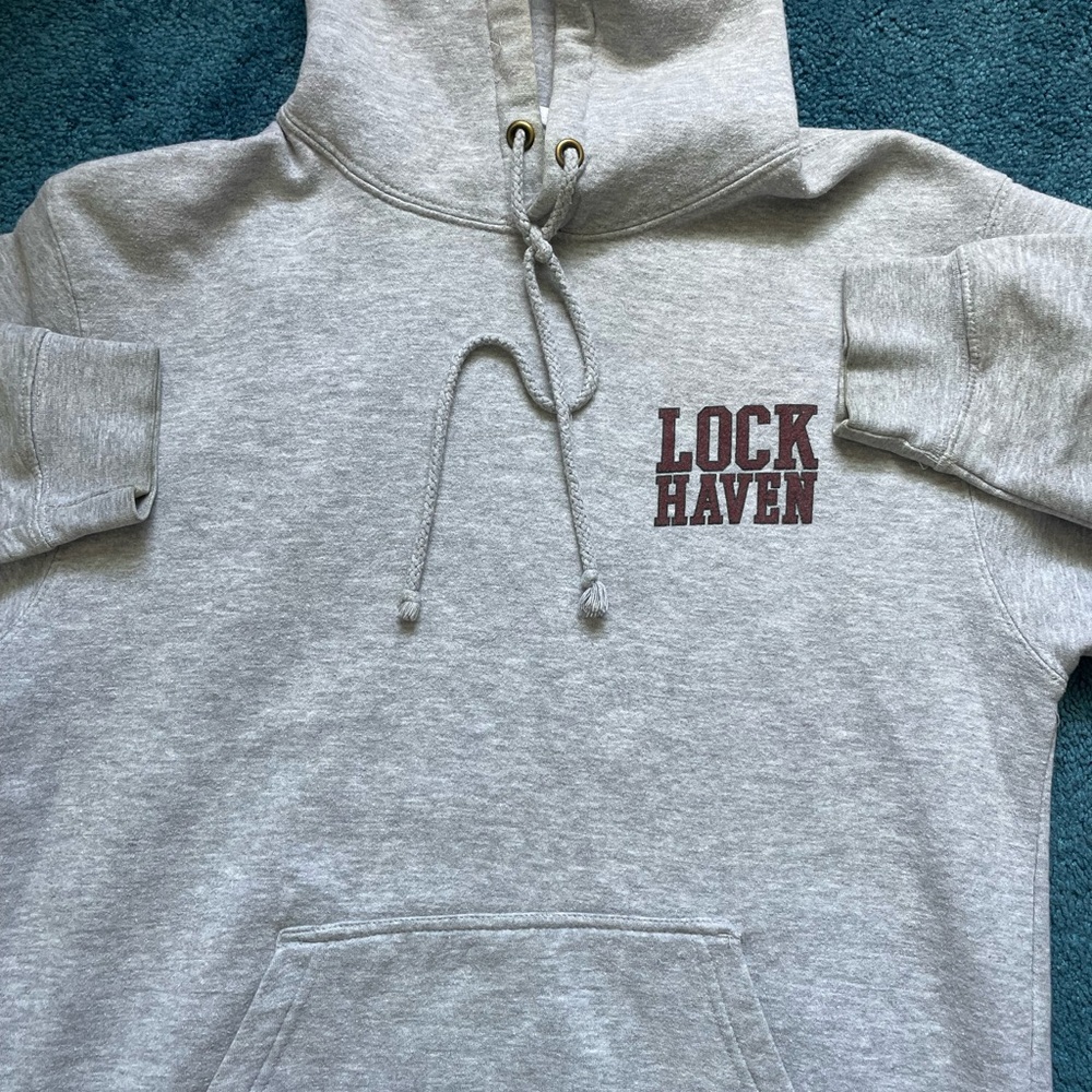 Lock Haven University Hoodie Sweatshirt Vintage